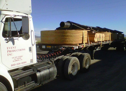 Burning Man Shipping Truck